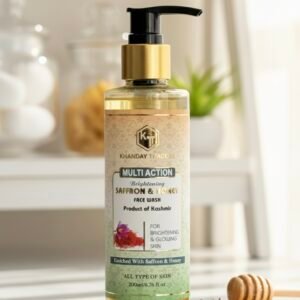 Premium Kashmiri Kesar Face Wash – Gentle Daily Cleanser with Natural Glow