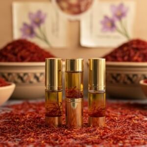 Premium Saffron Kum Kum Oil – Pure Luxurious Glow & Nourishing Face Oil