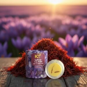 Premium Saffron Lip Balm – Nourishing & Natural Glow Lip Care